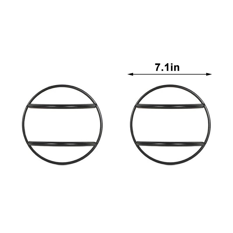 Car Headlight Metal Decoration Lamp Protective Cover for Suzuki Jimny 2019 Up Exterior Accessories