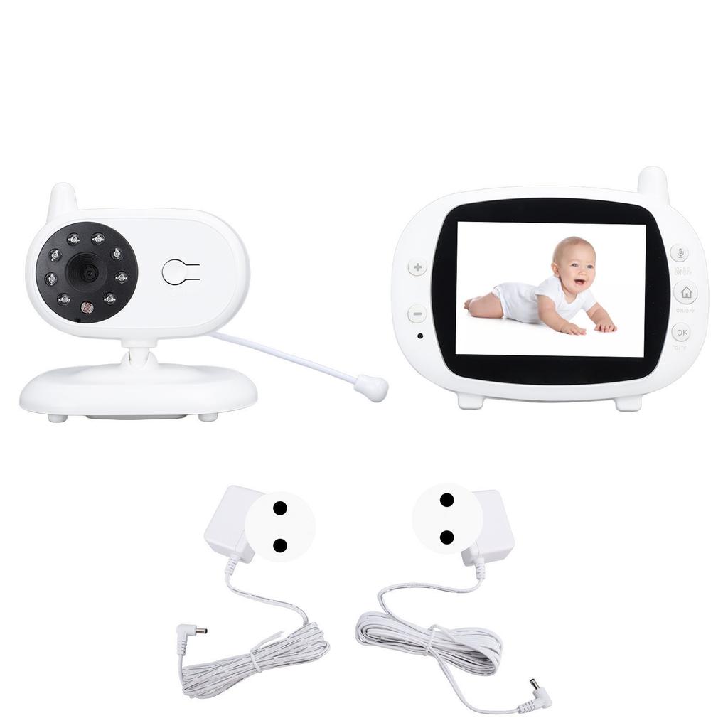 BM850 Baby Video Camera Wireless 2 Way Talk Night Vision 3.5in IPS Screen Night Light Zoom Video Baby Accessory