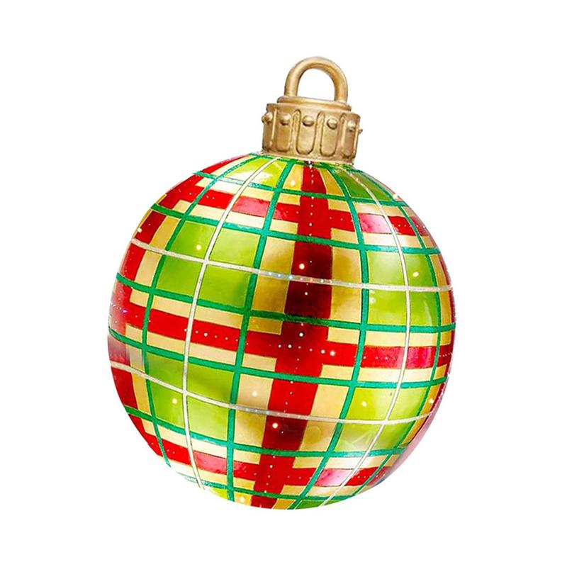 Weihnachten Aufblasbare Dekoration Ballon Drucke Handwerk Spielzeug Ball Festlichen Spaß Im Freien 60Cm