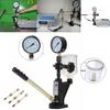 60 Mpa Nozzle Pop-Pressure Fuel Injector Calibrator Dual Scale Gauge Tester 0-400 BAR Common Rail Tool Diagnostic Metal