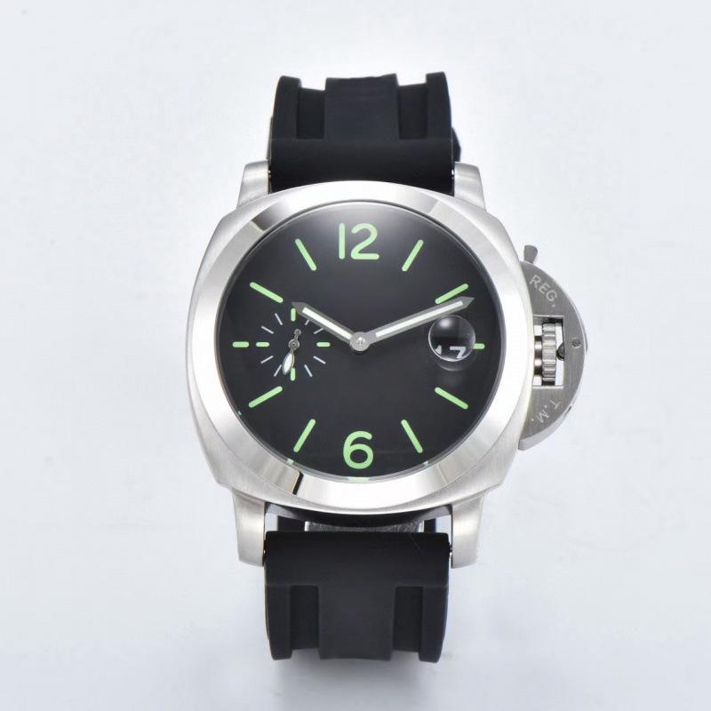 Men's Luxury Carbon Fiber Sports Watch - Sea Buckthorn Dial, Lumino Series, Fully Automatic Mechanical