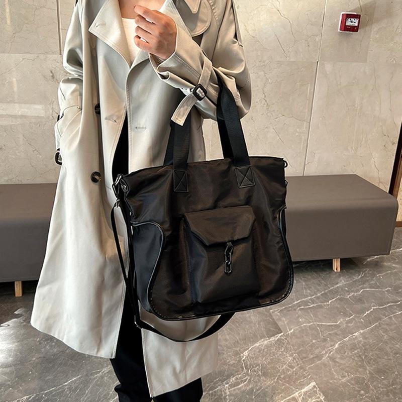 Tote Bag New Canvas Bag Large Capacity Women's Bag Portable Travel One-shoulder Crossbody Bag