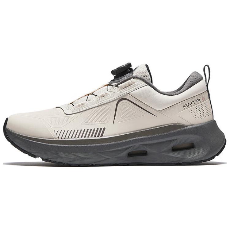 ANTA Men BOA Cushioning Casual Running Shoes Beige Grey 112447711-6 40