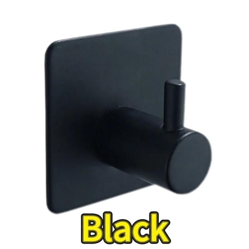 10/1 STÜCK Selbstklebende Haken Schwerlast Edelstahl Wandhaken Handtuch Kleiderständer Aufhänger Badezimmer Küche Aufbewahrungshalter