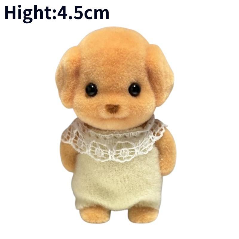 Adorável Boneca Poodle de Pelúcia Móvel Macia e Aconchegante com Características Fofas para Colecionadores