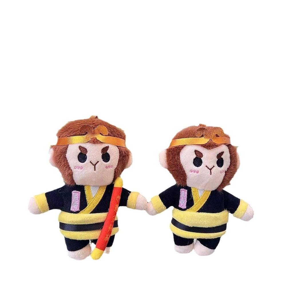 Adorable Black Myth Wukong Plush Toy Cute Monkey Figure With Soft Pp Cotton Filling