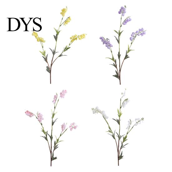 Realistic Artificial Flowers Lily of The Valley, 31.5" Long Stem Faux Bell Flowers, Fake Soft Fabric for Hotel Orchid Bridal Wedding Bouquet