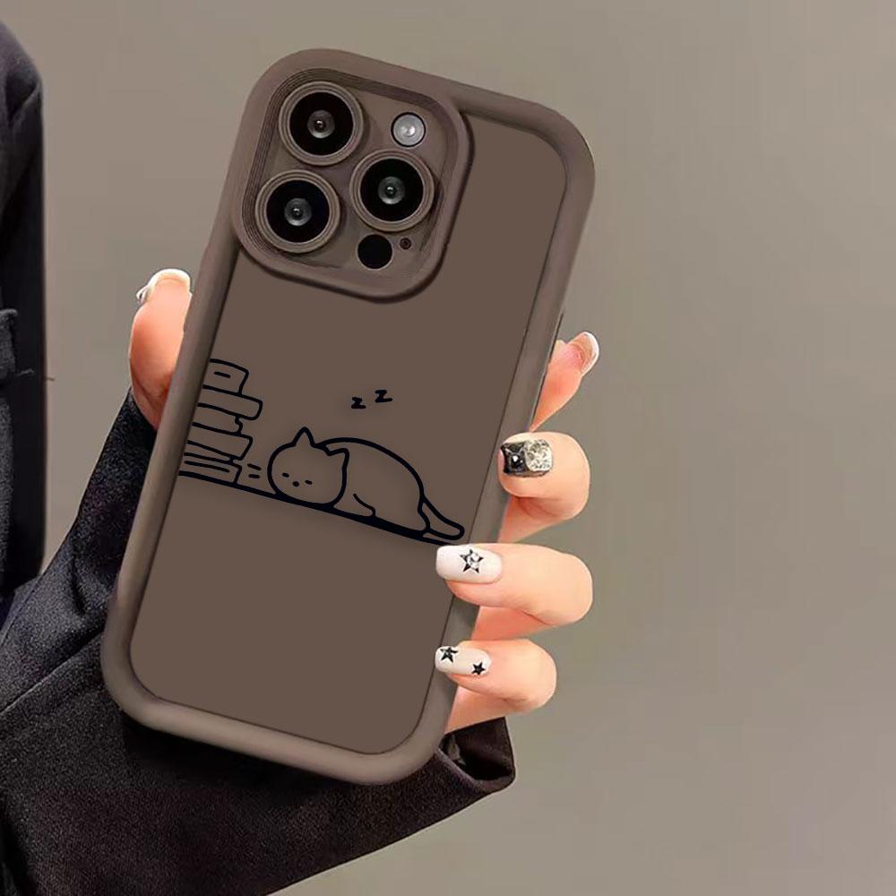 

Забавный рисунок котенка Чехол для телефона для Redmi A1 NOTE 13 12 12S 11 11T 10 9 9S 8 PRO PLUS 4G 5G Ударопрочный силиконовый чехол Обложка Funda Redmi NOTE 13 PRO4G
