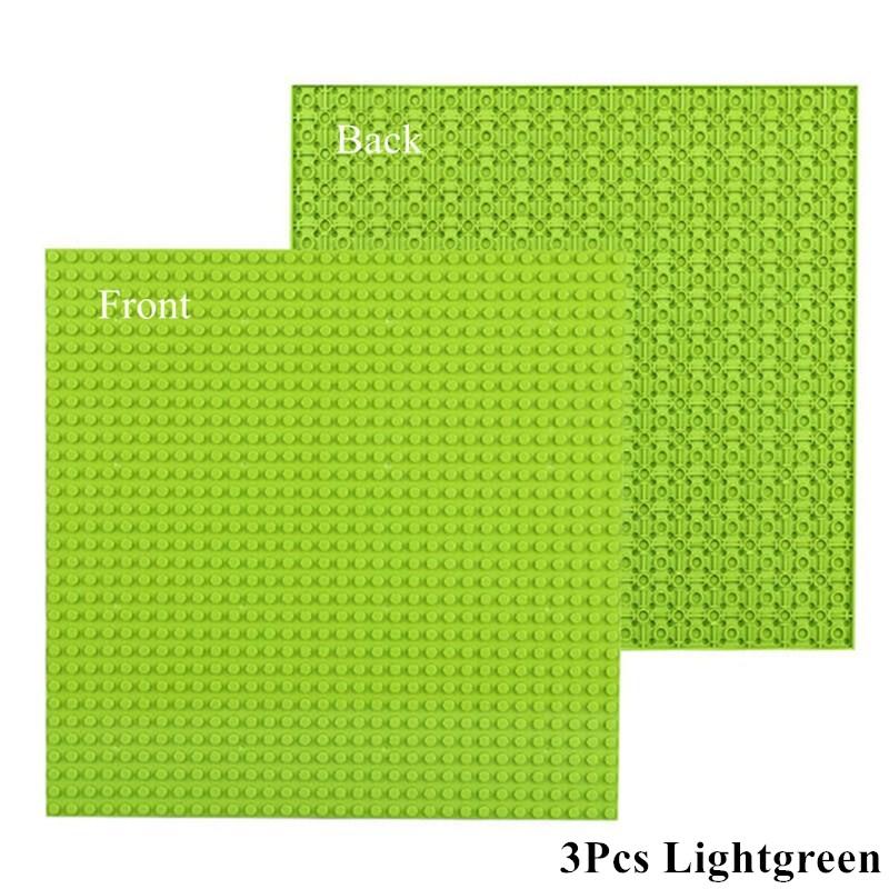 3Pcs 32*32 Dots Double Sided Baseplate Building Blocks Classical Base Plate Bricks Kids Toys Compatible with Brand Blocks