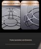 Three-Pack Stainless Steel High-Leg Steaming Rack for Rice and Pressure Cookers