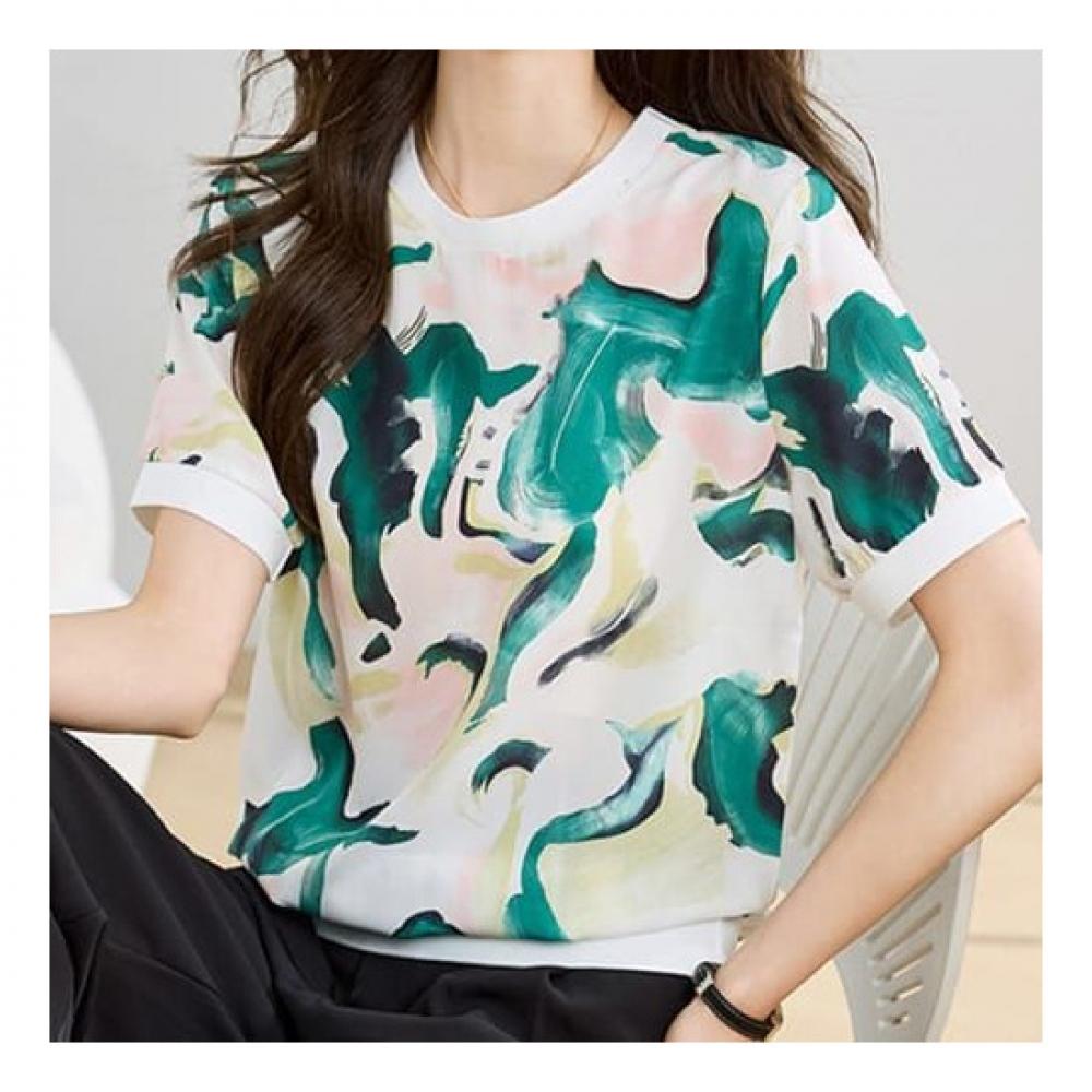 Navava Men NT1620 Fresh VinTage PrinT Round Neck ShorT Sleeve T shirT