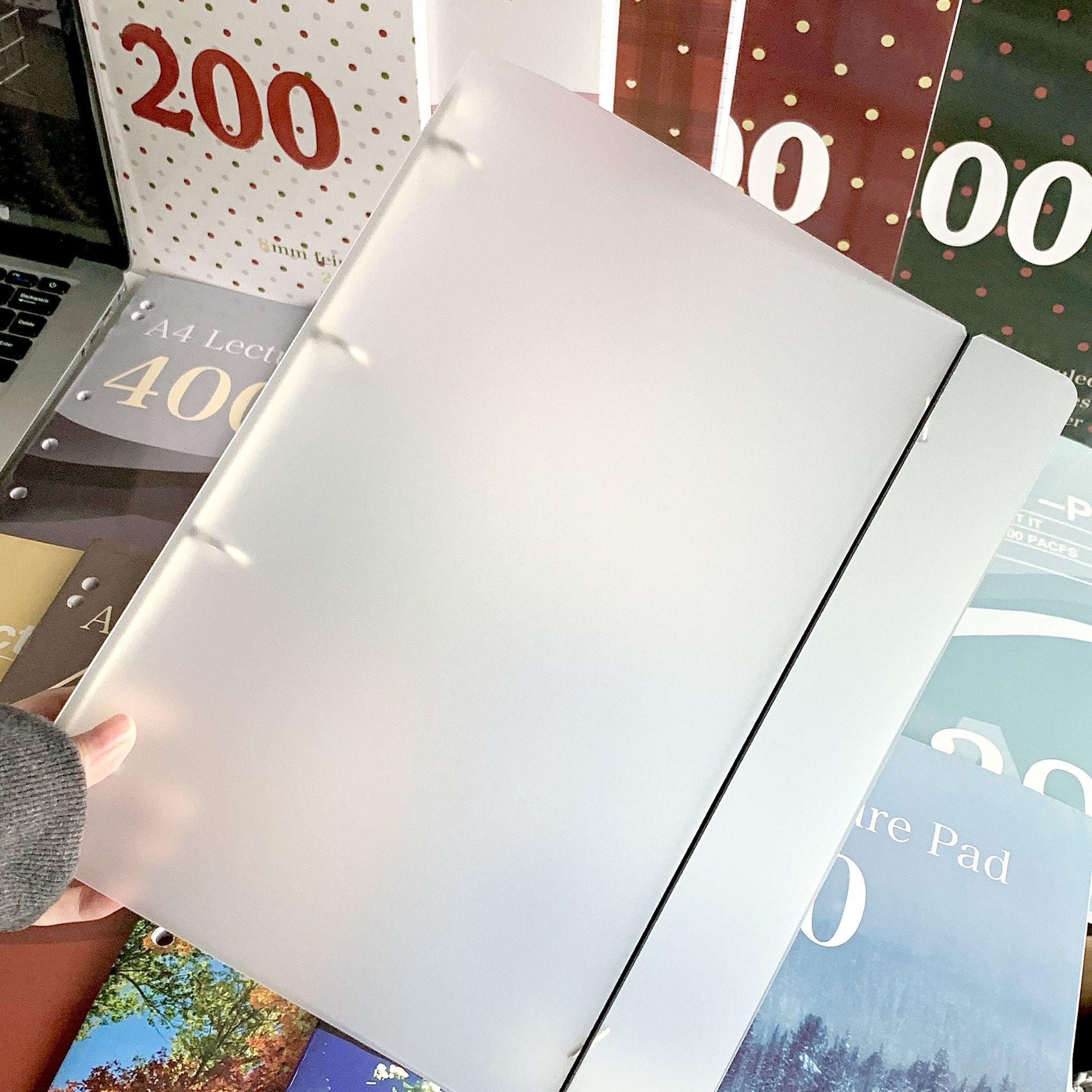 New Cute A4 Thin Crisp Notebook - Thickened, Stylish Draft Notebook for Students, Simple Practice Book for Postgraduate Exams