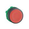 Flat Plastic Button Head, Red, Unmarked Harmony XB