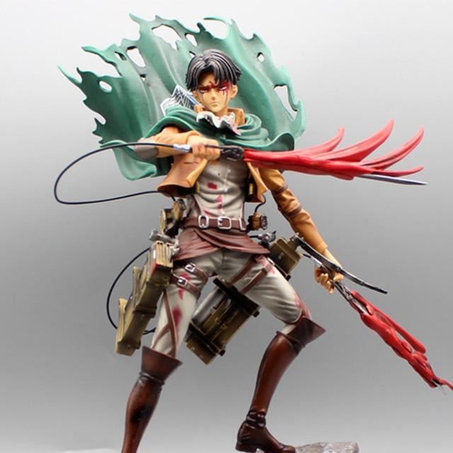 30cm Attack On Titan Figure Rival Mikasa Ackerman Action Figure Package Ver .Levi Pvc Action Figure Rivaille Collection Model