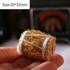 Exquisite Mini Hoe/Straw Bales/Firewood/Rubber Shoes/Carts/Fireplace Model 1:12 Scale Dollhouse Miniature Furniture Toys