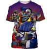 Ny mote kul bjelle Mazinger Z Herre 3D-printet T-skjorte sommer avslappet topp
