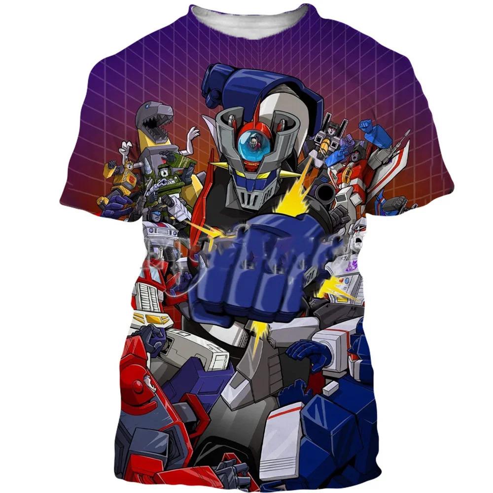 New fashion cool bell Mazinger Z Men_s3D printed T-shirt summer casual top