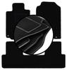 Complete Set of Velour Floor Mats For: Honda CR-V IV SUV (2011-2018)