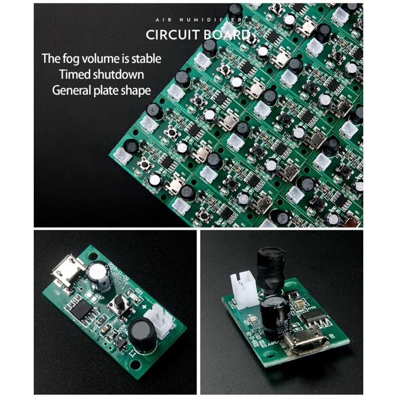 Ultrasonic Mist Maker Humidifier Module With USB Power Supply Compactly Design For Indoor Air Moisturizing Environment