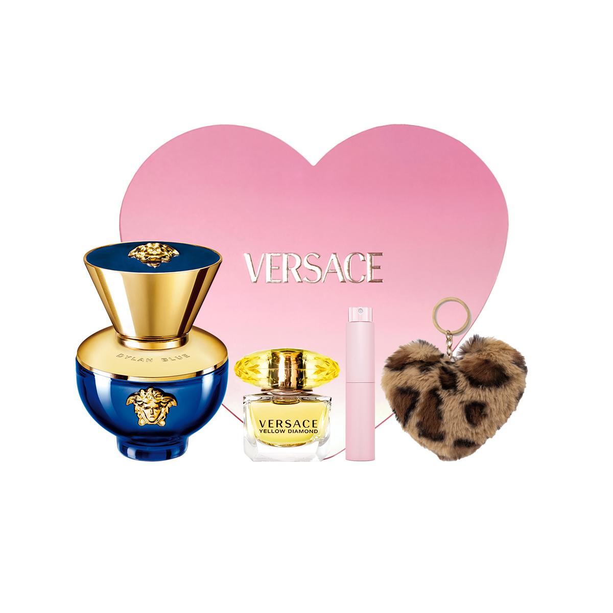 VERSACE Dylan Women s Perfume Heart Shaped Box Clothing Sets Eau De Parfum EDP Floral Fruity Woody 30ml/50ml+5ml 30ml Set 1