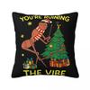 Marcus The Worm Xmas Christmas Pillowcase Soft Polyester Cushion Cover Decorative Pillow Case Cover Bedroom Zippered 45X45cm