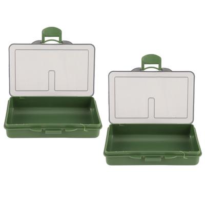 2Pcs Fishing Hook Bait Gadget Box Mini PP Storage Box Case for Fishing Tackle Accessories1