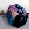 1pc Maleficent Castle Night Automatic Folding Umbrella - Portable Collapsible Design, 8-Rib Iron Frame yy251209083