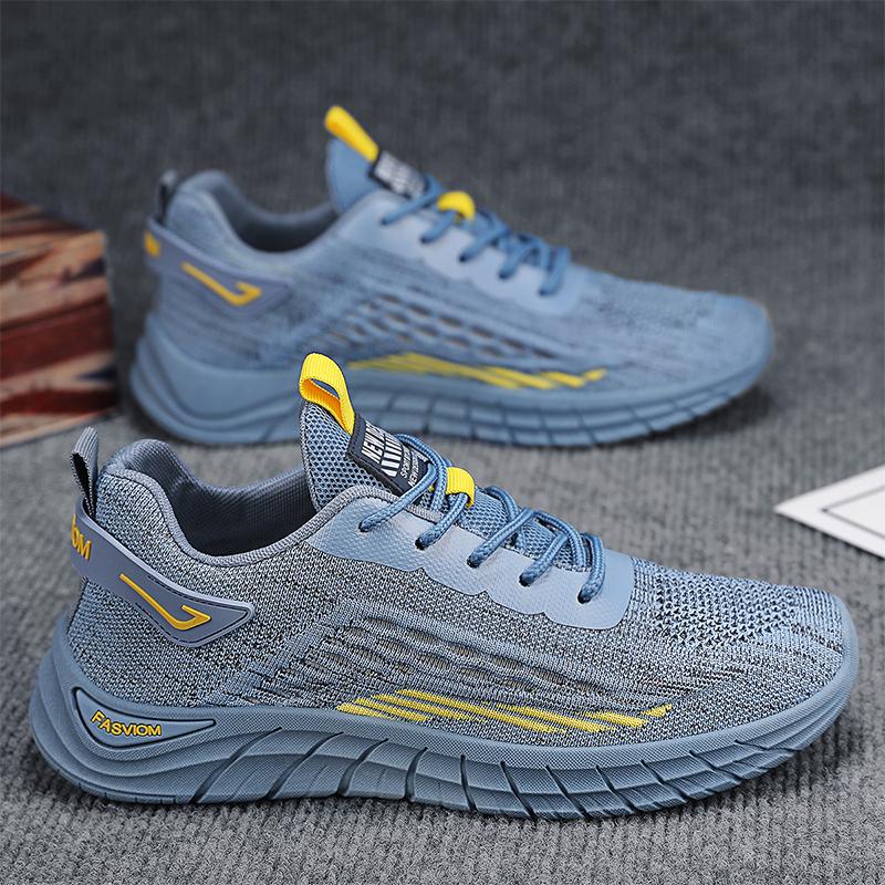 

Мужская повседневная спортивная обувь, легкие кроссовки, белые уличные кроссовки с дышащей сеткой, черные кроссовки для бега, спортивные кроссовки для бега, теннисные туфли 44 синий