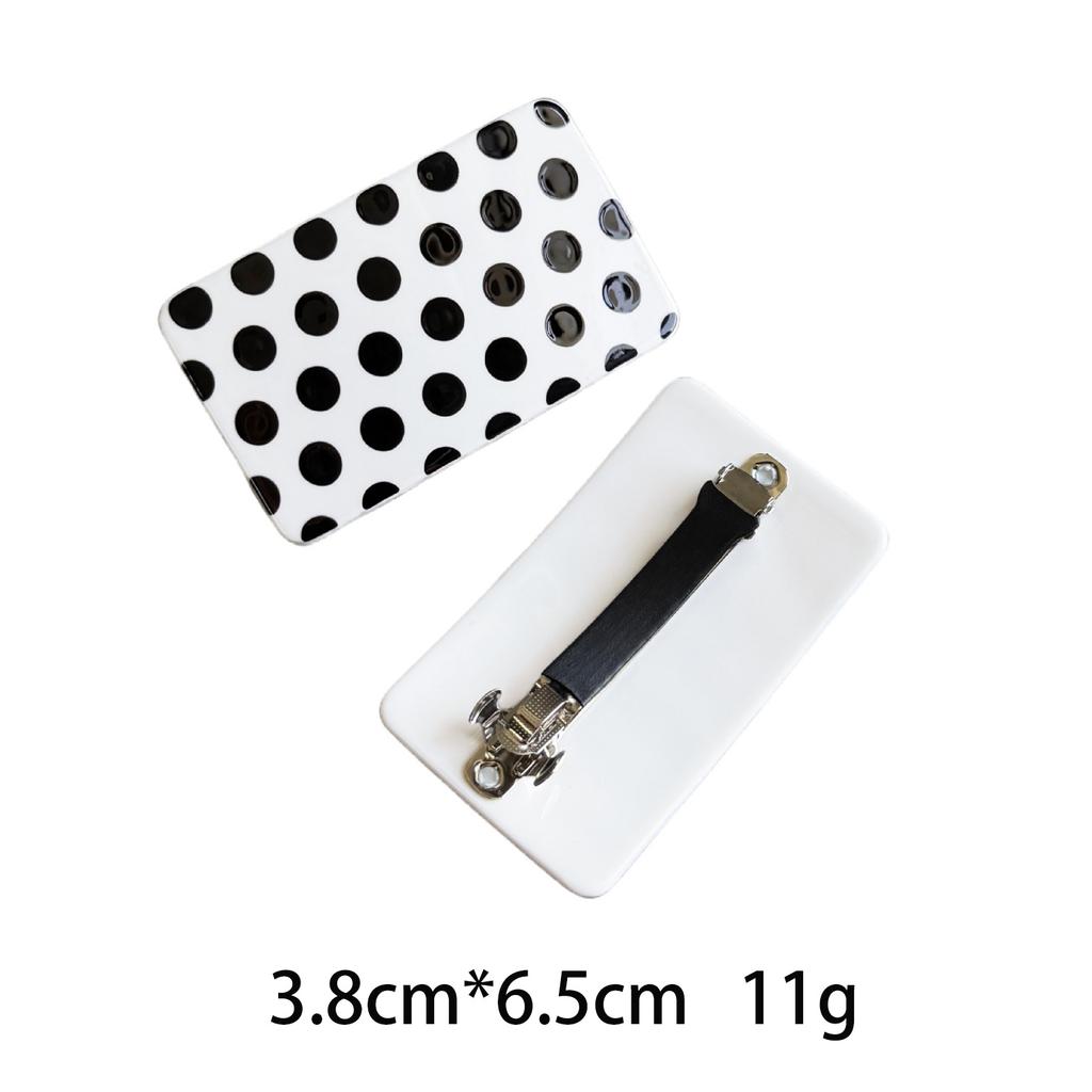 women's polka dot bow hair clips, fashionable cute hair accessories for the back of the head, suitable for afternoon tea, Mother