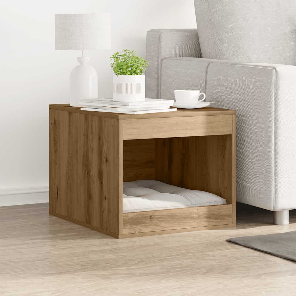 vidaXL Katzenklo Artisan-Eiche 47x59x42 cm Holzwerkstoff braun