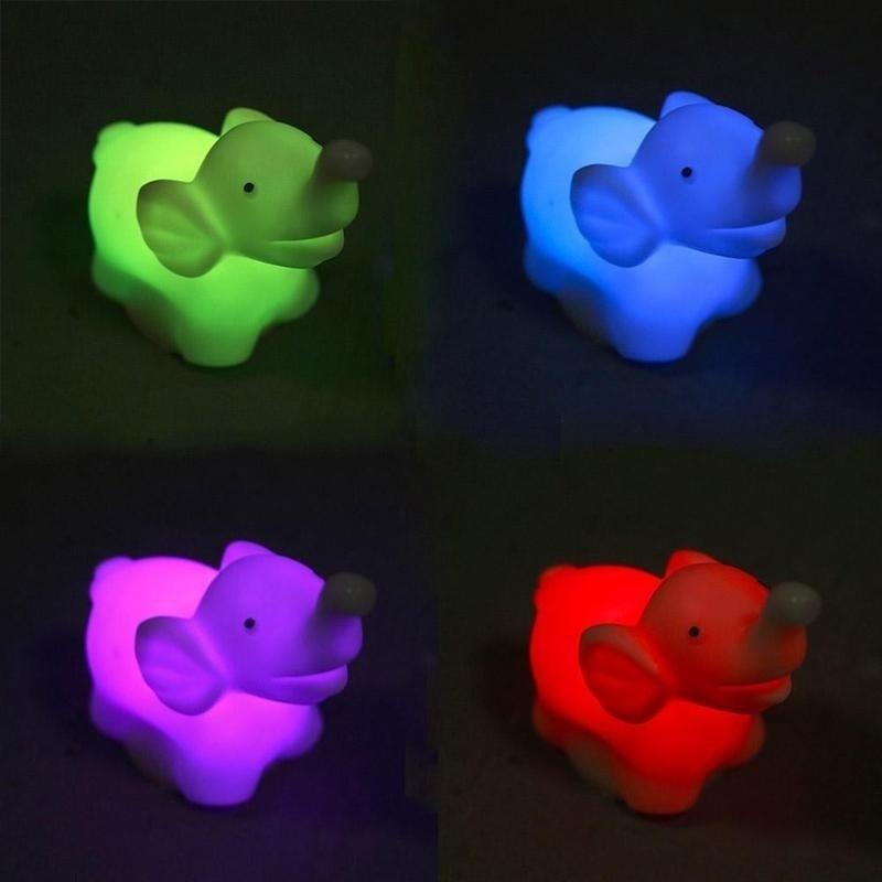 New Colorful Nightlight Vinyl Mushroom LED Lamp Night Lights Whole Lovely Children's Room Light
