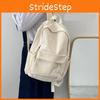 Solid Backpack Color School Bag Junior High College Students Unisex Gift Design
