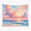 Sunset Beach Tapestry