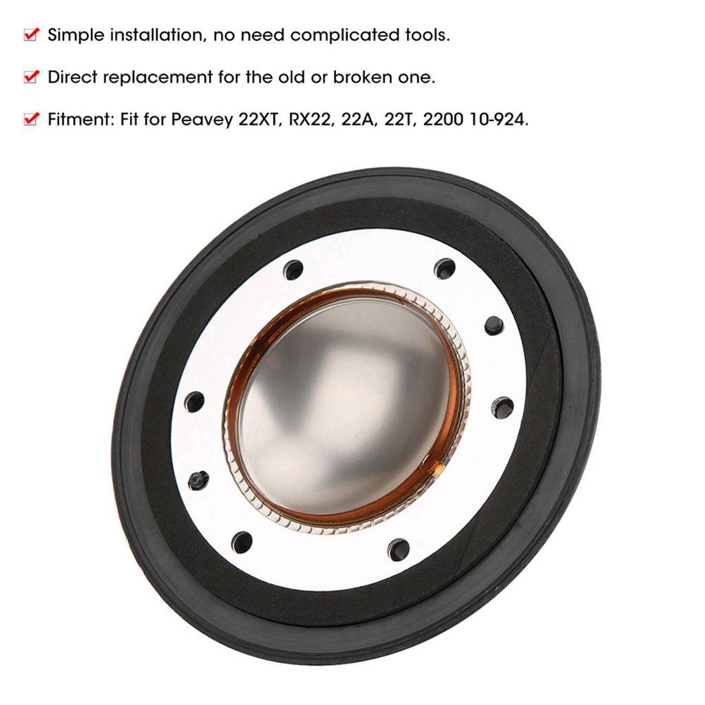 Tweeter Diaphragm 10 924 Replacement Speaker Accessories Fit for Peavey 22XT RX22 22A 22T