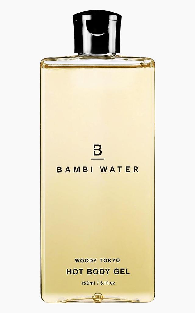 Bambi Water Hot Body Gel Rich 150ml Super warming massage moisturizing citrus lavender woody musk scent beauty ingredients renewed version 97%