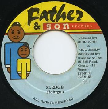 

7inch Record FLOURGON - Sledge NONE Father & Son Re Jamaica Reggae, Ska & Dub Used