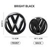 GJWPC1 For VW Volkswagen Jetta MK5 Golf 2pcs Glossy Black Matt Black Front Grille Emblem and a Rear Trunk Emblem For Volkswagen VW Golf