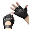 Riding Gloves For Men Fingerless Motorcycle Gloves Cycling Bike Gloves Leather Driving Gloves Fingerless Protective Gear Bicycle