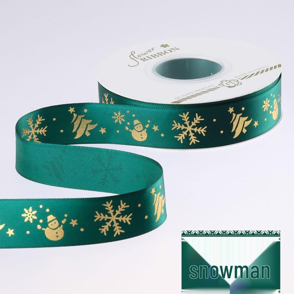 New Christmas Flower Packaging: Ribbon Bouquet with Hot Stamped, Colored Webbing for Floral Art