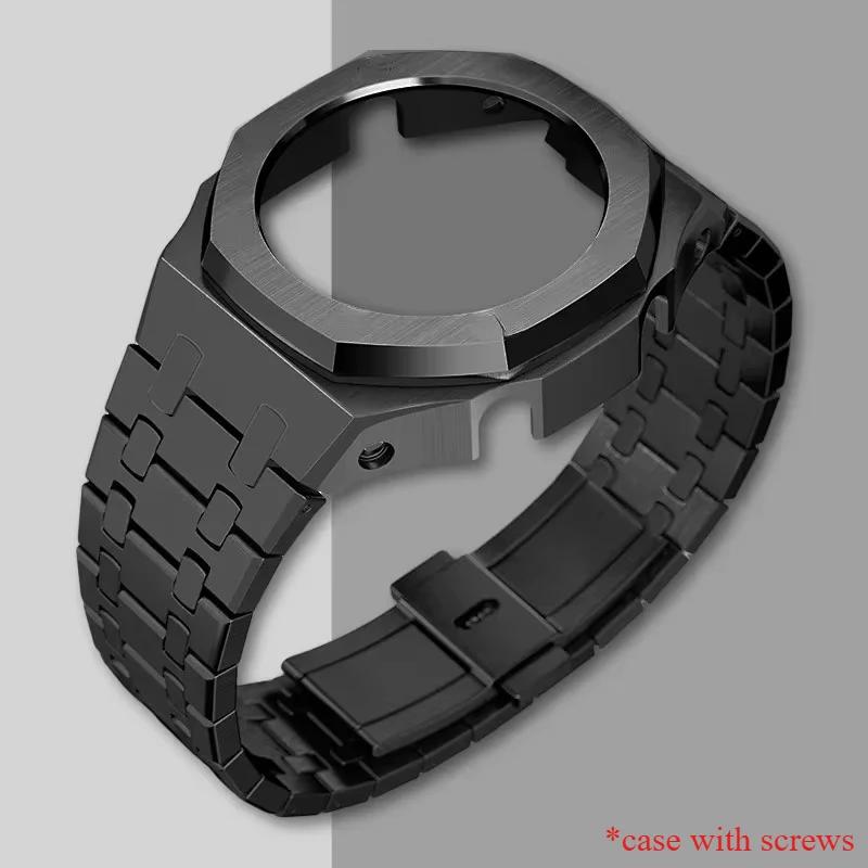 Gen4 Metal Case Bezel Frame GA2100 GAB2100 Casioak Mod Kit Modification Frame For GA2110 Metal Rubber Strap Accessory Wholesale