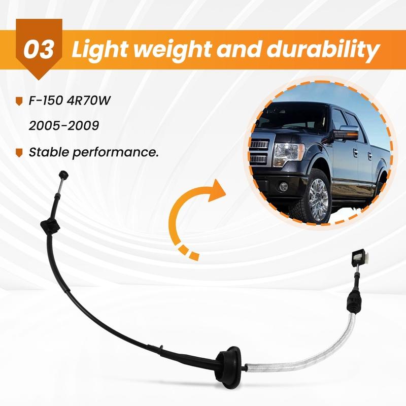 Powerful Auto Transmission Console Shift Cable 5L3Z-7E395-AA, 5L3Z7E395AA For Ford F-150 4R70W 2005- 2009