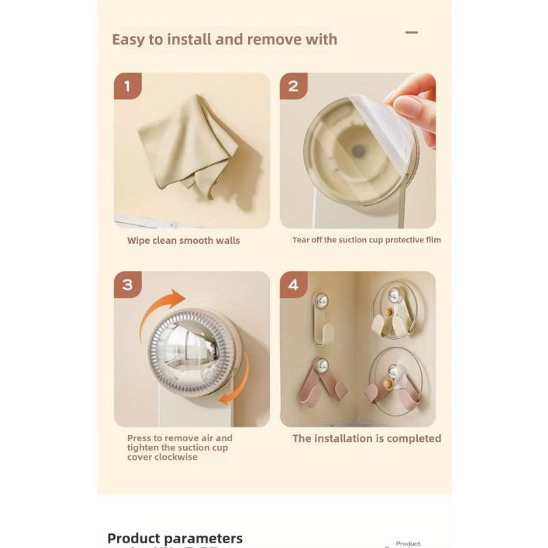 Suction Cup Pot Cover Rack Wall Mounted Non Perforated Kitchen Storage Rack Cutting Board Rack