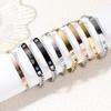 Crown Heart Zirconia Engravable Titanium Steel Couple Bracelet - Valentine's Day Gift