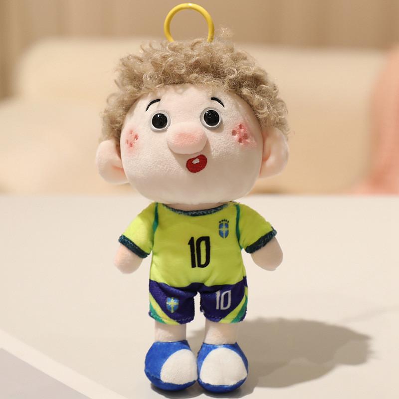World Cup Plush Keychain With Soft Pp Cotton Filling For Soccer Fans