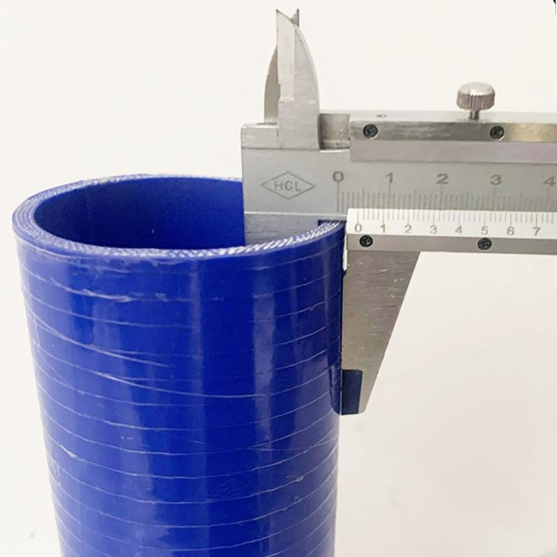 Yüksek Kalite 600mm Mavi Emme Borusu Radyatör Borusu Silikon Hortum 2 Kelepçeli ID30-100mm Soğutma Hortumu Yüksek Sıcaklık Basınç