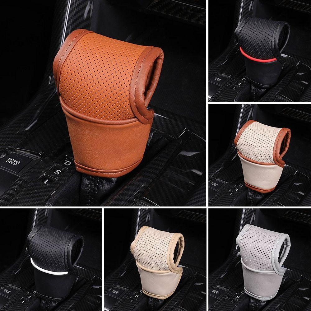 

Breathable Car Shift Handle Cover Non-Slip Car Interior Accessories Durable Shift Knob Cover