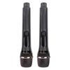 2PCS Drahtlose Mikrofon 2,4G Noise Reduktion Handheld Dynamische Mikrofon Set mit Empfänger für