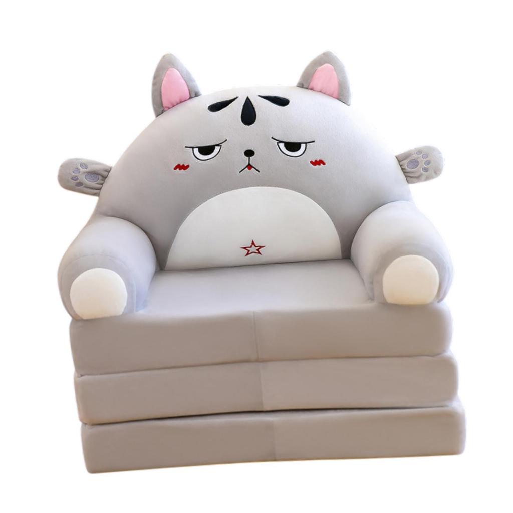 Divano letto trasformabile con design animale, opzione di seduta morbida per la casa e la nursery