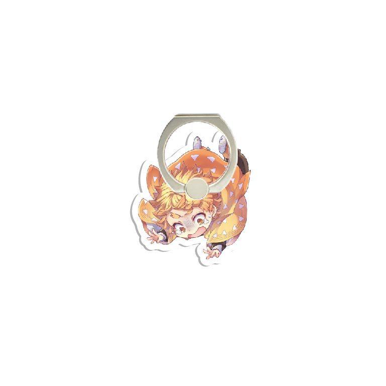 

New Design 1 Piece 360° Degree Cute Anime Demon Slayer Mobile Phone Ring Cartoon Smartphone Ring Holder Stand Support