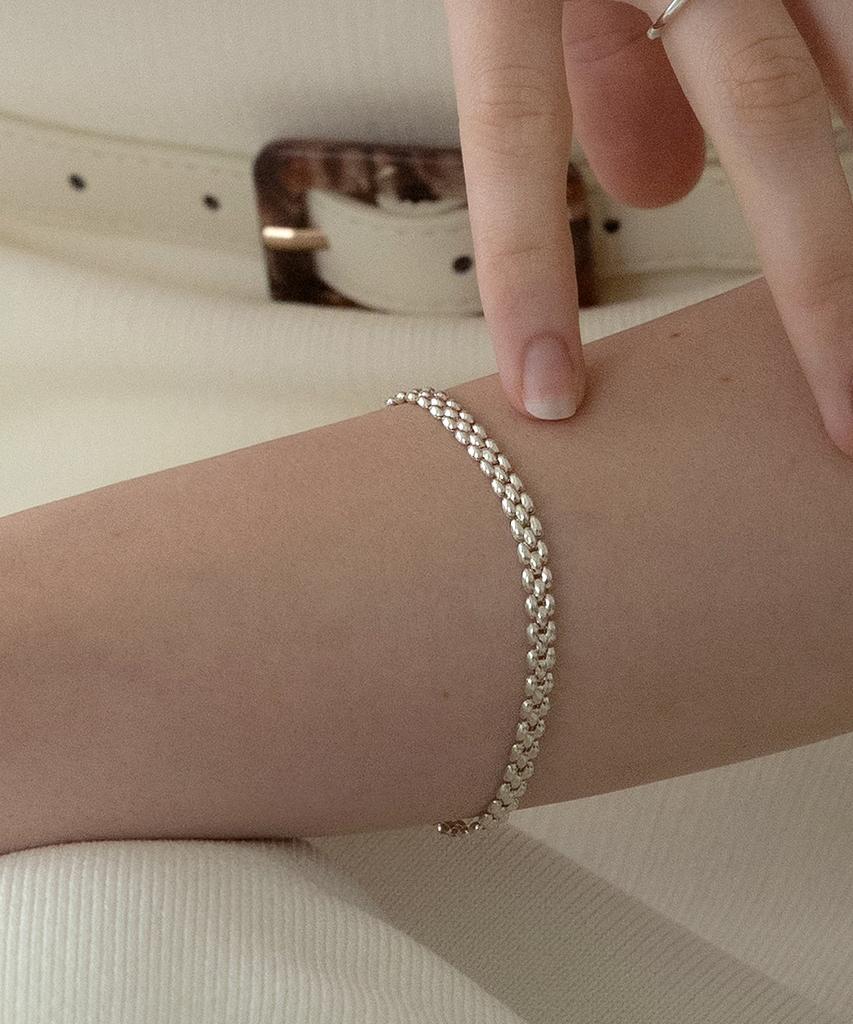Mcel Silver Pure Grace Chain Bracelet
